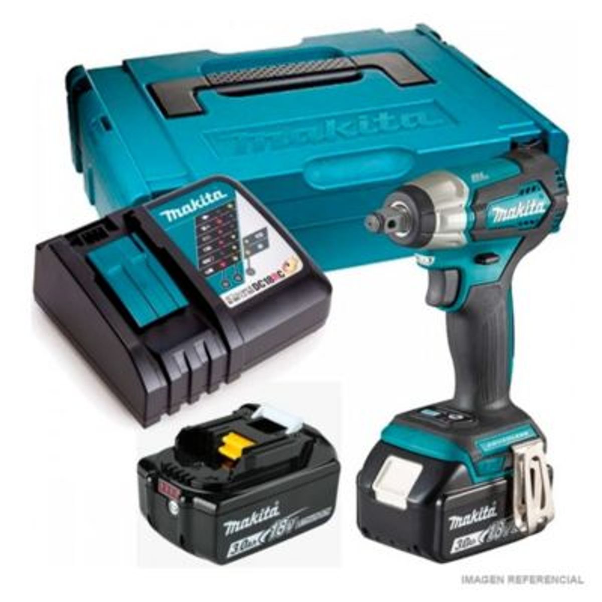 MAKITA - Llave de Impacto Makita DTW181RFJ 18V  1/2" 180Nm Brushless