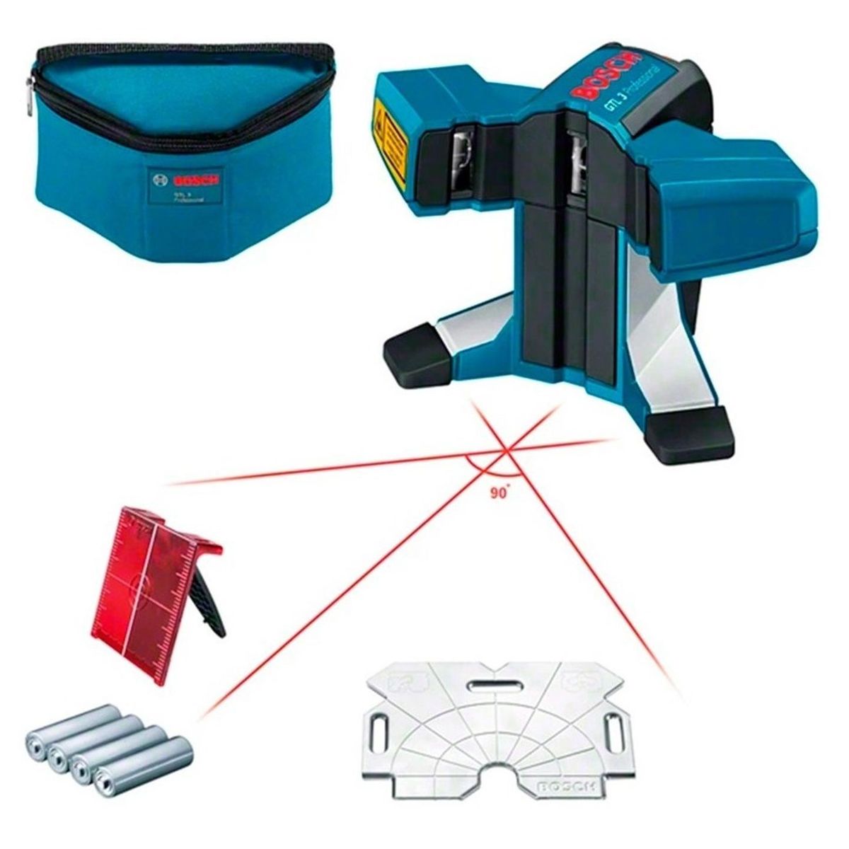 BOSCH - Nivel Láser Bosch Gtl 3 Especial Cerámicos Mayolicas
