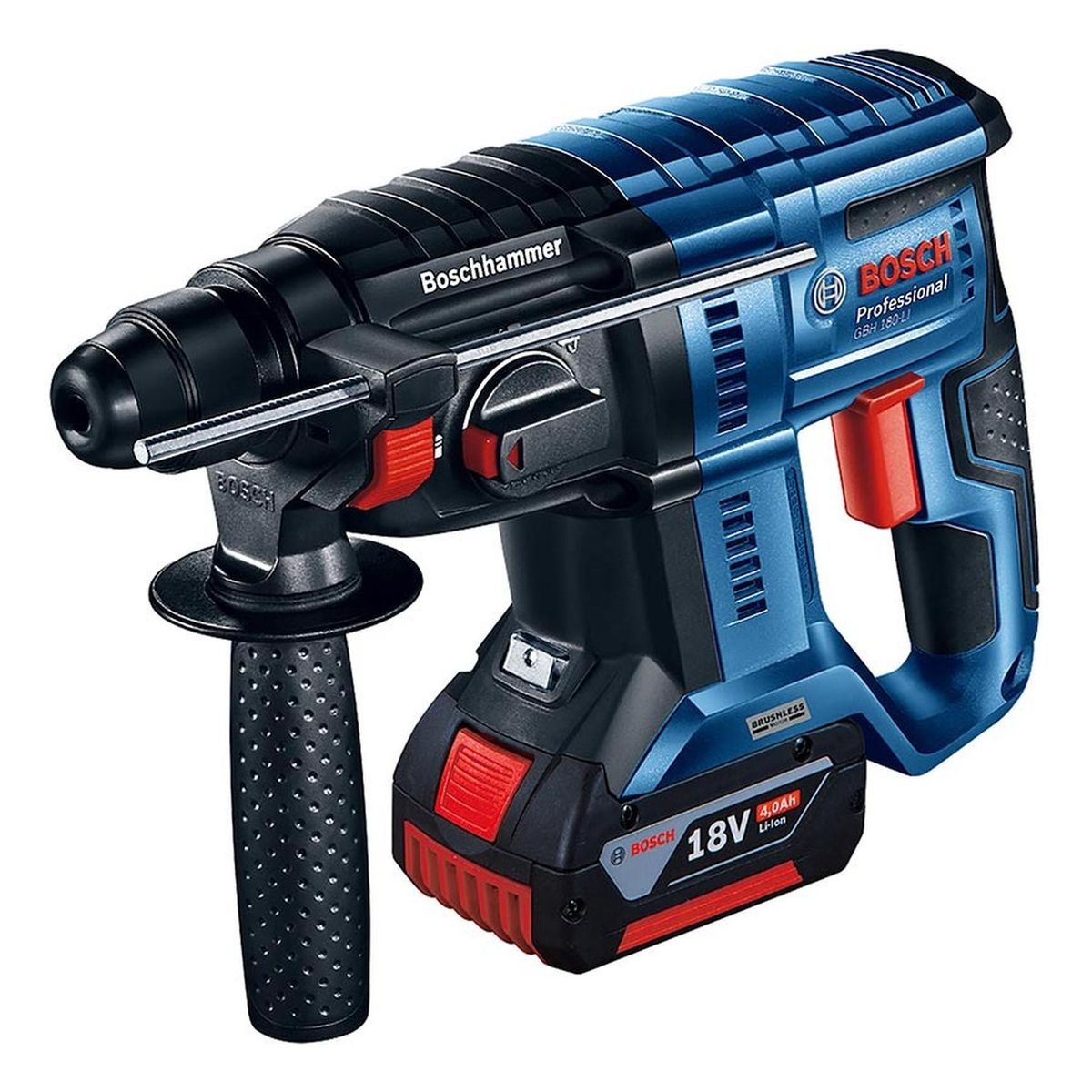 BOSCH - Rotomartillo Bosch GBH 180-LI 18v Brushless + 2 Bat  4.0 ah