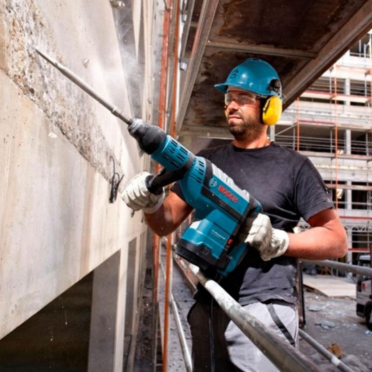 BOSCH - Rotomartillo Bosch Gbh 8-45 DV 1500w 12.5 Jouls Aleman