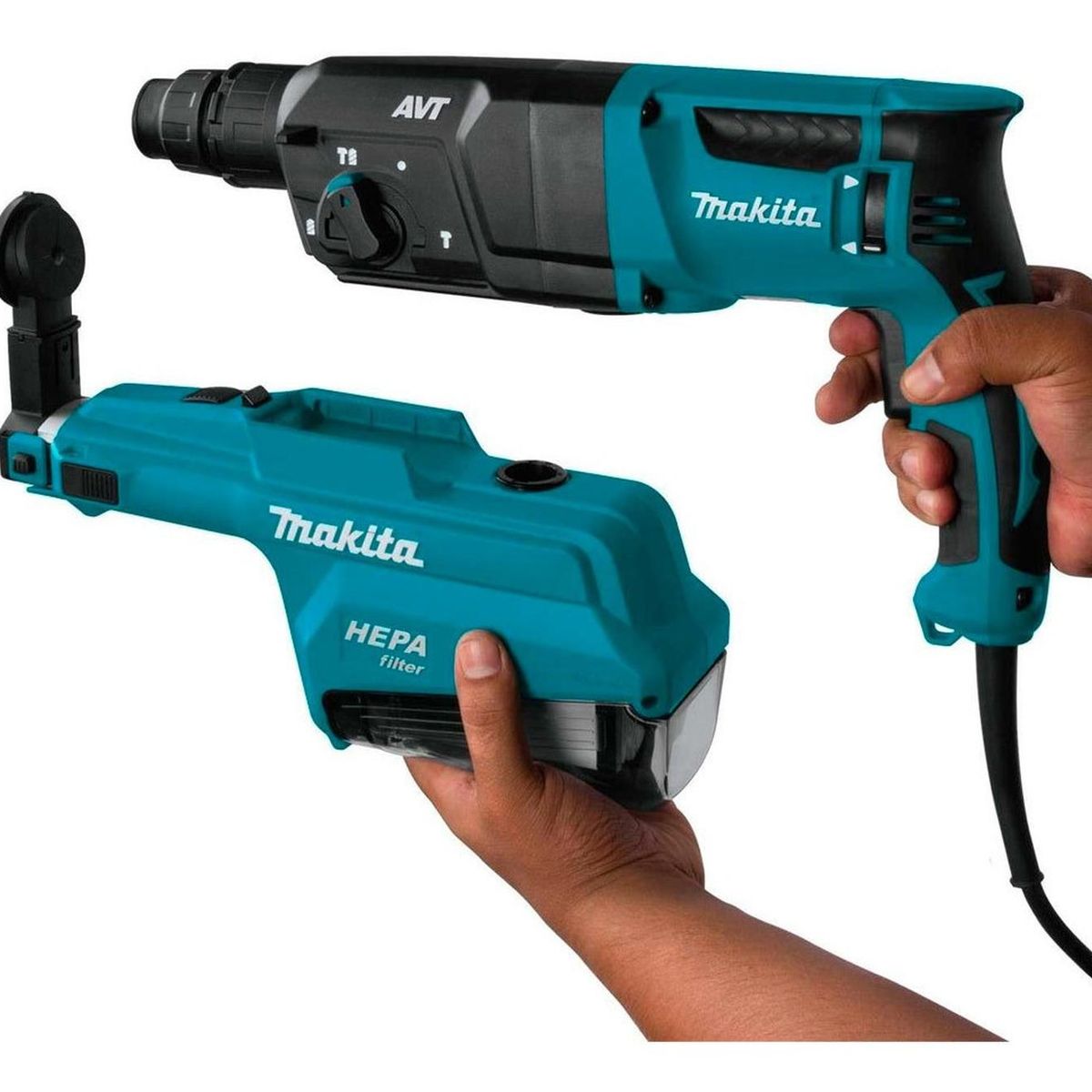 MAKITA - Rotomartillo Makita HR2652 SDS Plus 800W  2.2J con Aspiración HEPA