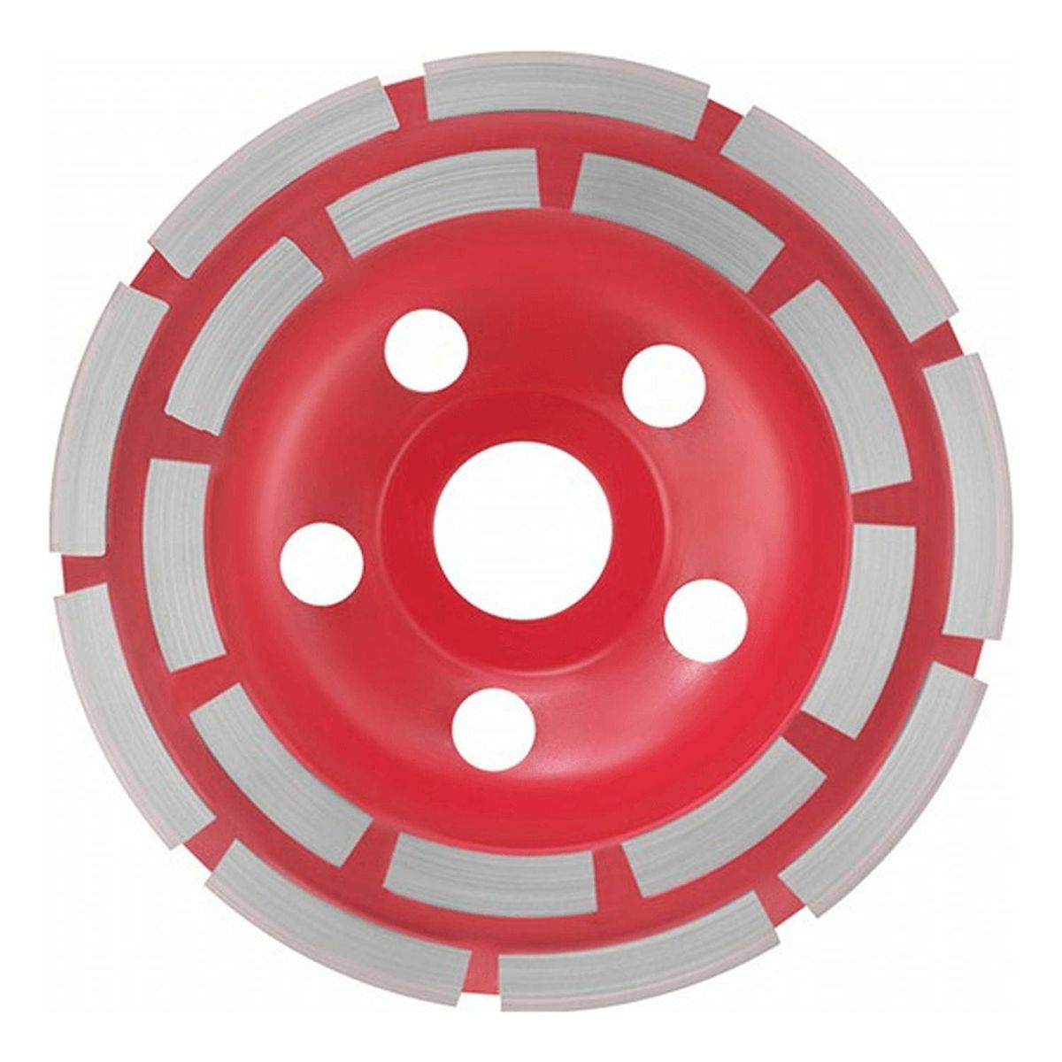 KAMASA - Copa Diamantada Doble Segmento 4.5" Rojo Kamasa KM514