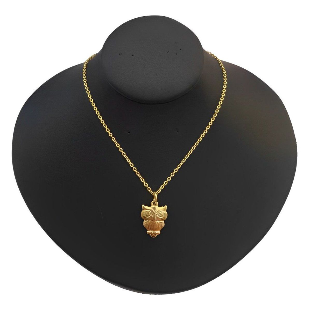 GENERICO - Collar para Mujer Búho Joya Acero Dorado