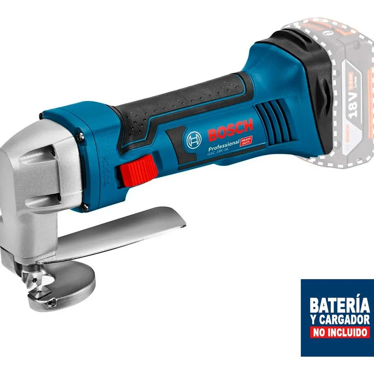BOSCH - Cizalla Inalámbrica Bosch Profesional GSC 18V-16 (Baretool)