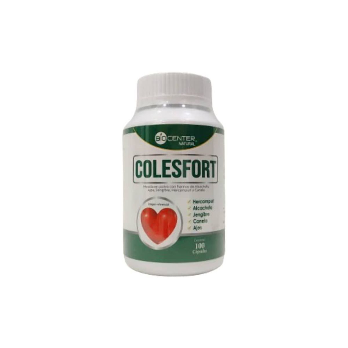 BIOCENTER NATURAL - Colesfort x 100 unidades - BioCenter Natural