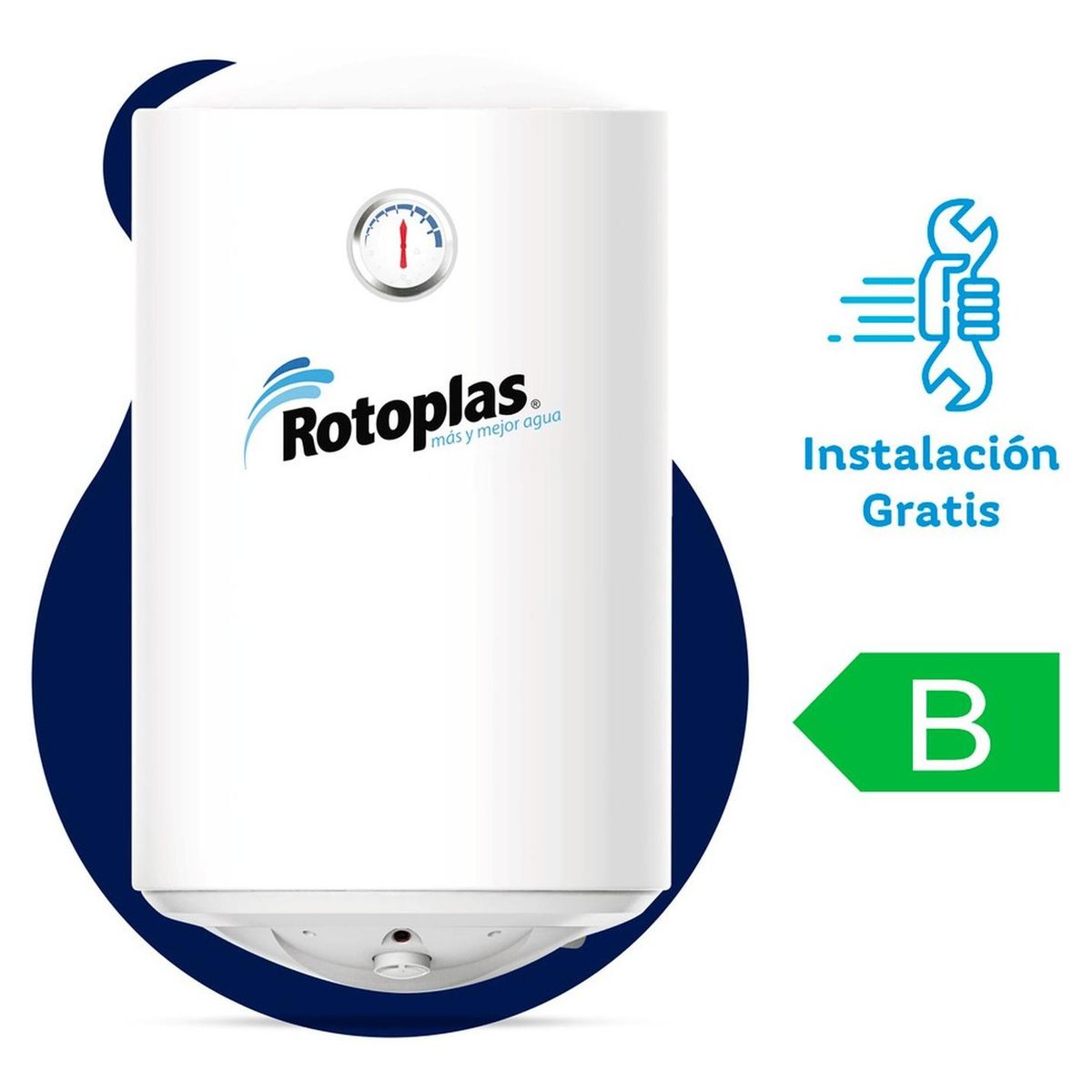 ROTOPLAS - Terma Eléctrica Rotoplas de Acumulación Duraterma 50 L