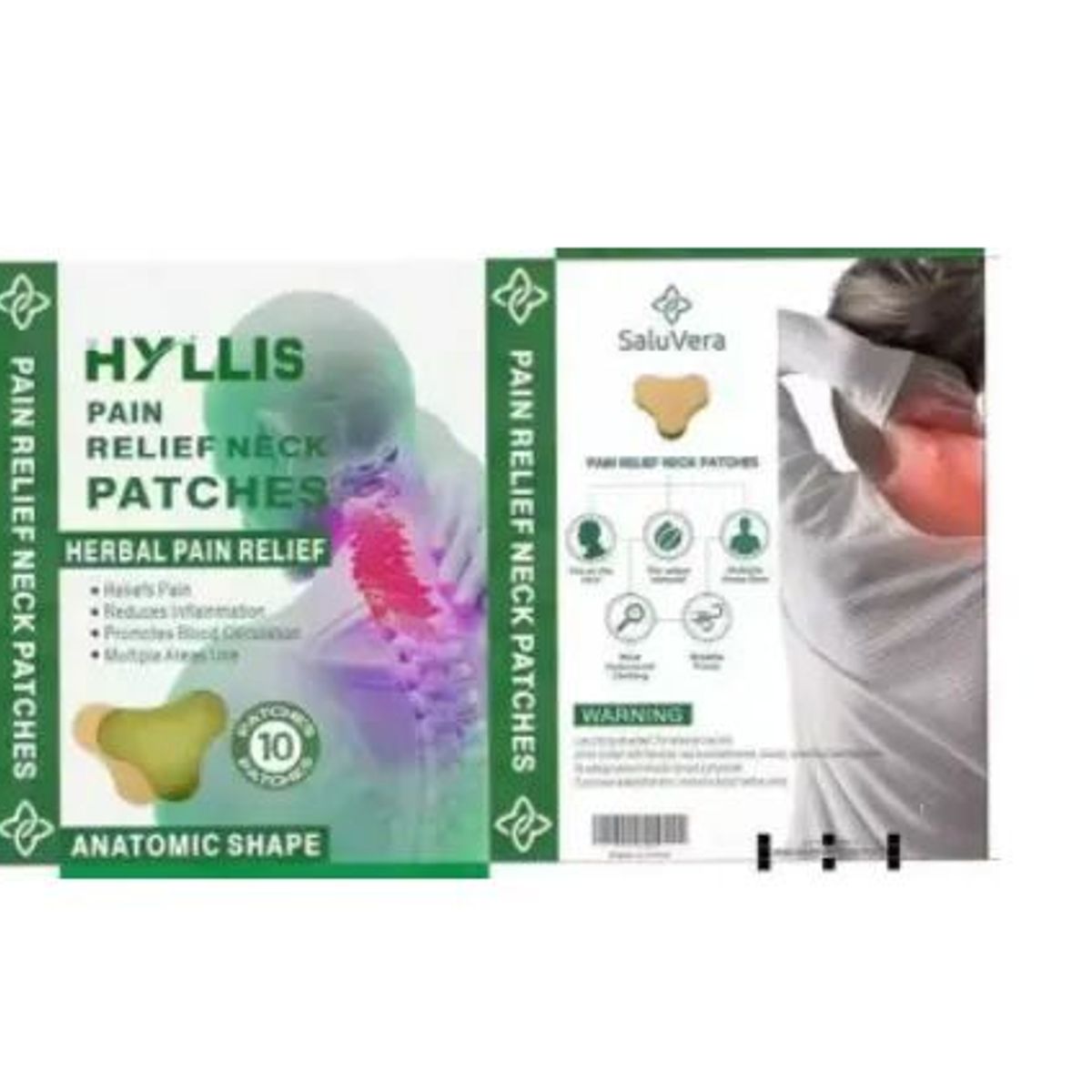 GENERICO - Parche Para El Dolor Cervical Vértebra Y Cuello 10 Parches