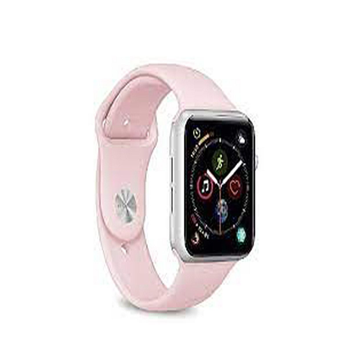 GENERICO - Correa para Apple Watch 42m 44mm 45mm de Silicona Rosado