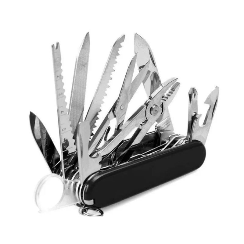 GENERICO - Navaja Multiuso 30 Funciones en 1- Camping, Supervivencia.