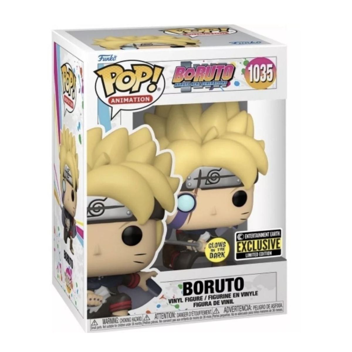 FUNKO - Boruto Glow Funko Pop 1035 Naruto Eeexclusive Original