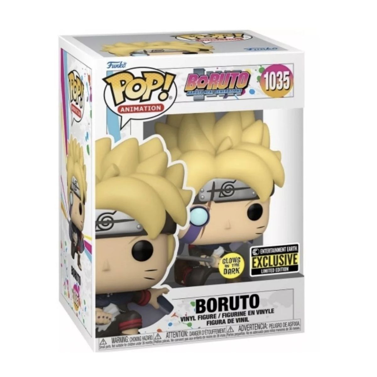 FUNKO - Boruto Glow Funko Pop 1035 Naruto Eeexclusive Original