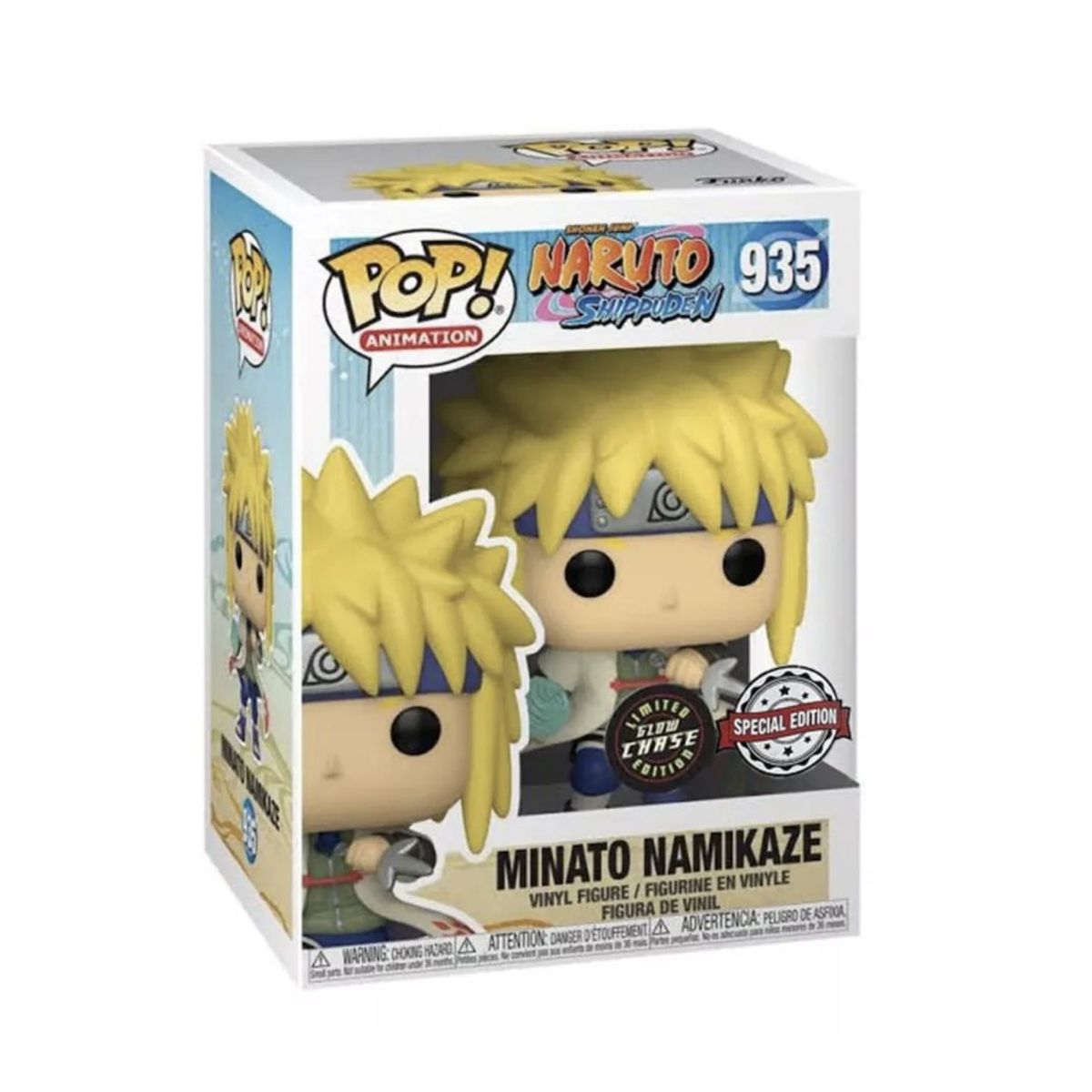 FUNKO - Minato Rasengan Chase Funko Pop 935 Naruto Special Edition