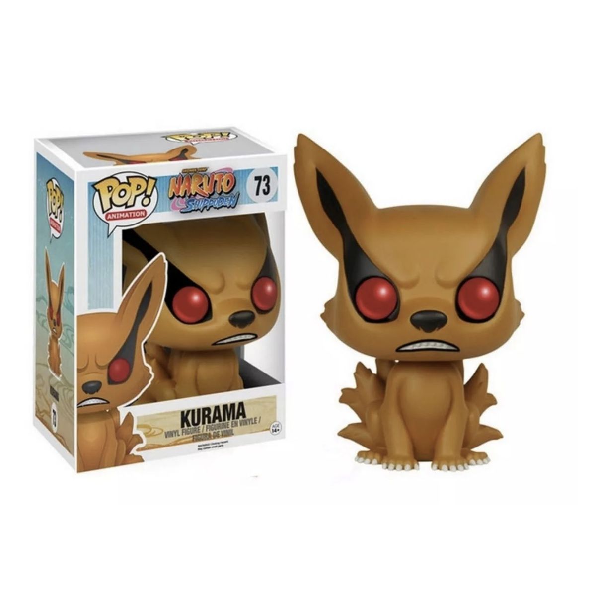 FUNKO - Kurama Funko Pop 73 Naruto Shippuden 6 Pulgadas Original