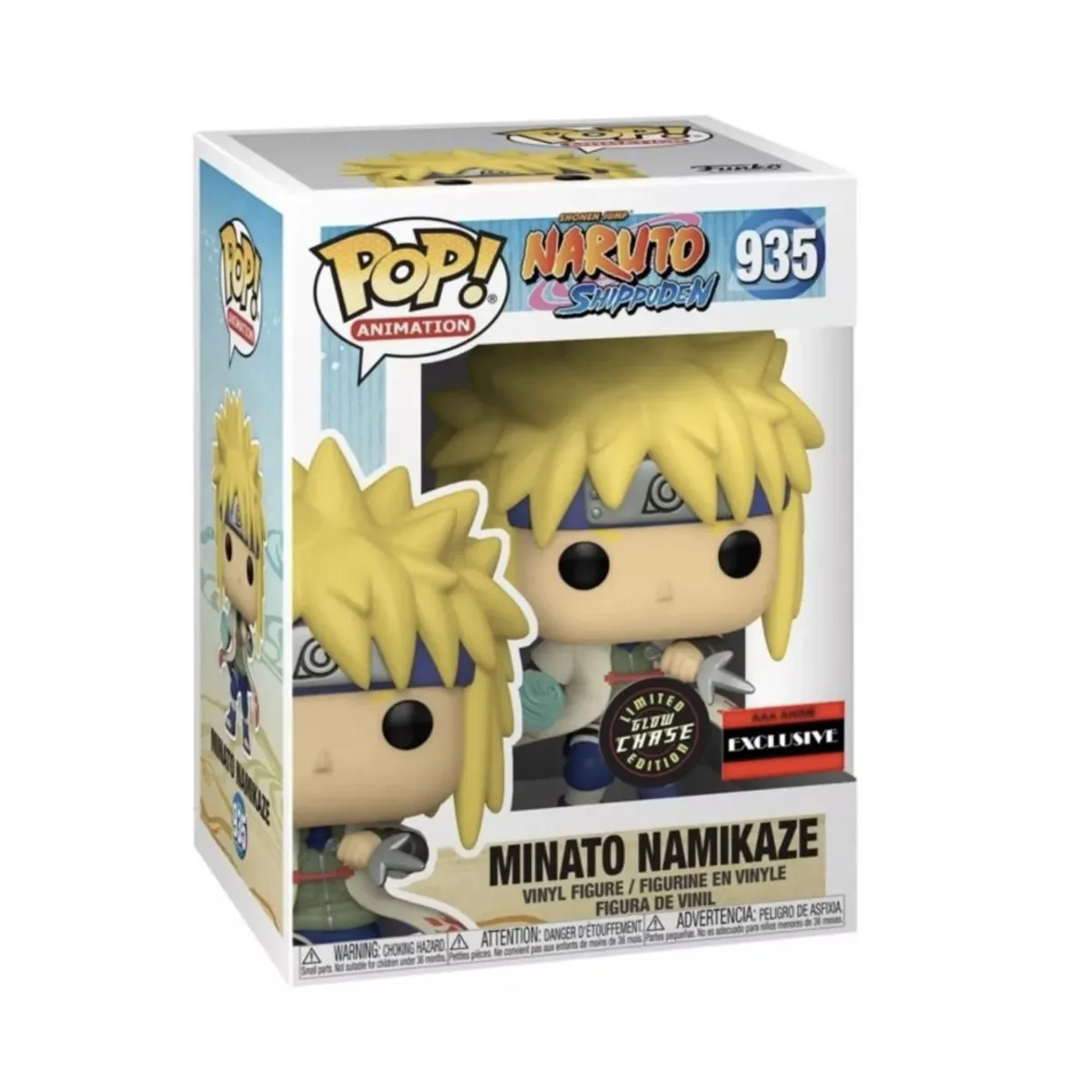 FUNKO - Minato Chase Funko Pop 935 Aaa Exclusive Naruto Shippuden