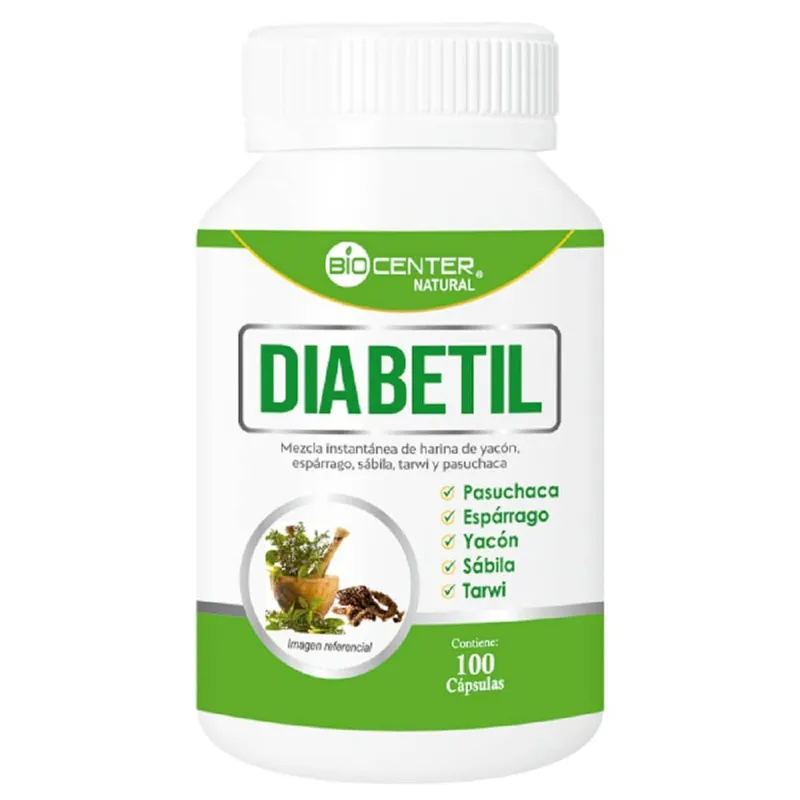 BIOCENTER NATURAL - Diabetil x 100 unidades - BioCenter Natural
