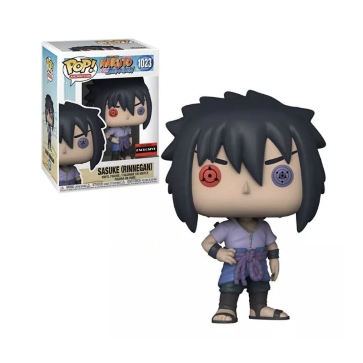 FUNKO - Sasuke Rinnengan Funko Pop 1023 Funko Pop Naruto AAA