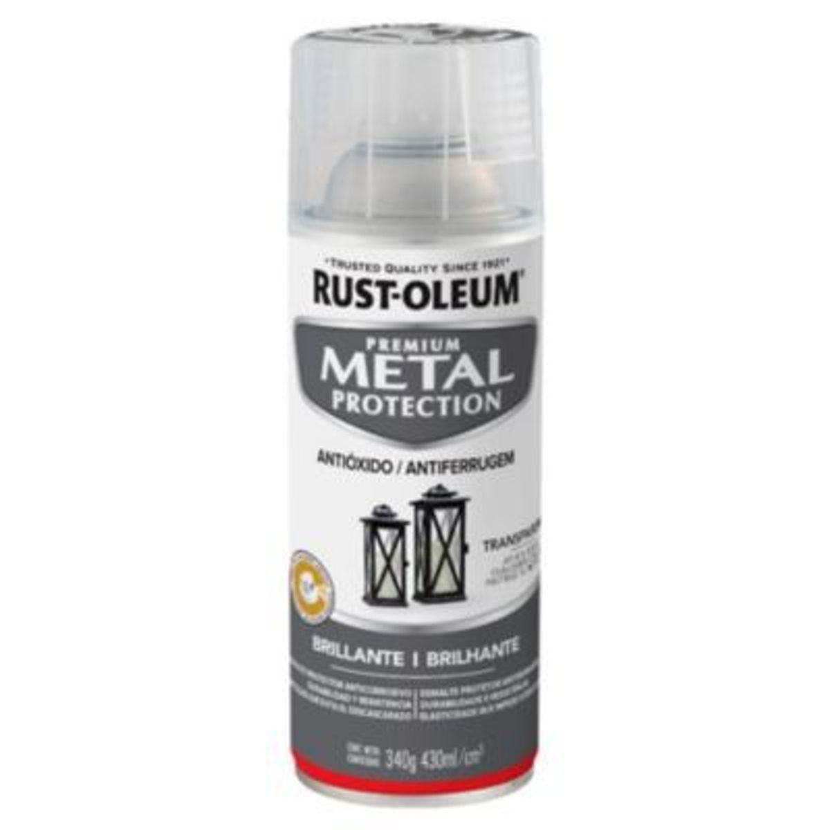 RUST OLEUM - Aerosol rust-oleum metal protection brillante transparente