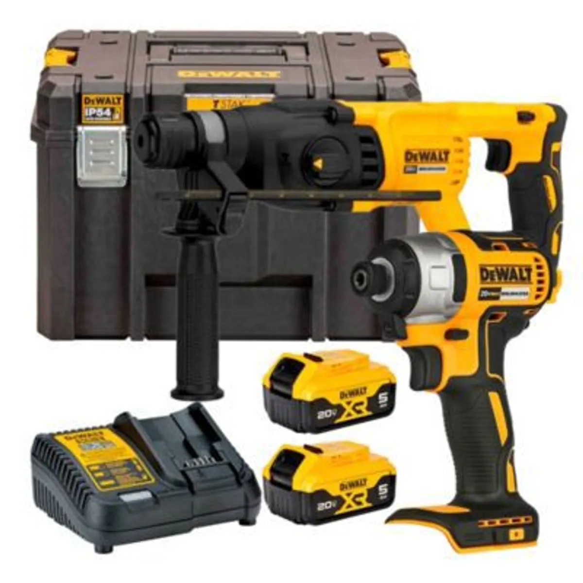 DEWALT - Combo Rotomartillo + Impacto Dewalt 20v DCK260D1P1T