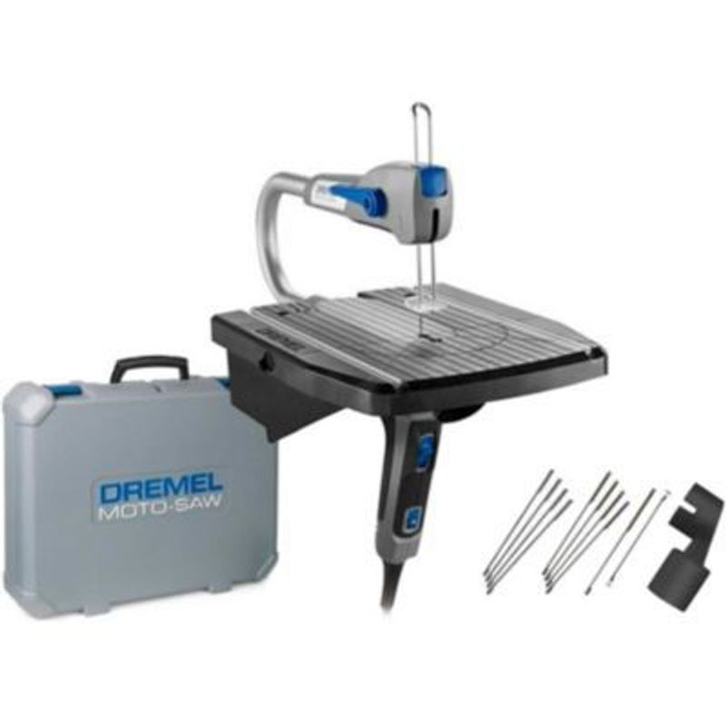 DREMEL - Dremel moto saw sierra caladora de banco + 10 accesorios