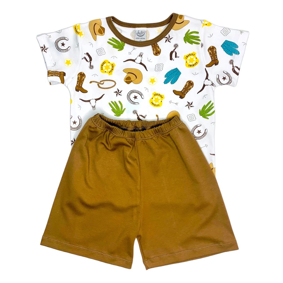 OTTOWARE - PIJAMA NIÑO VAQUERO MARRON_.