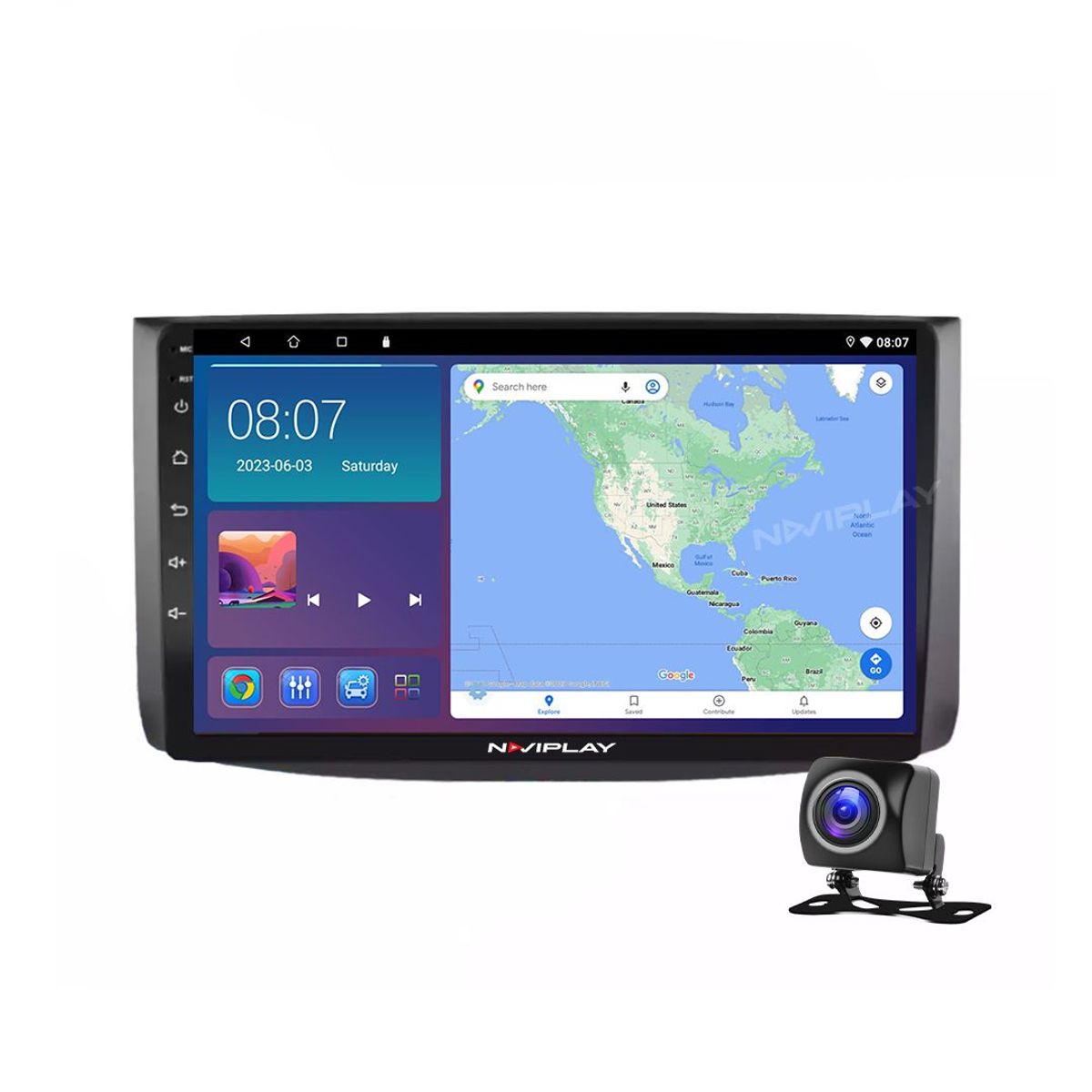 GENERICO - Autoradio Android Naviplay Para Chevrolet Aveo 2006-2012