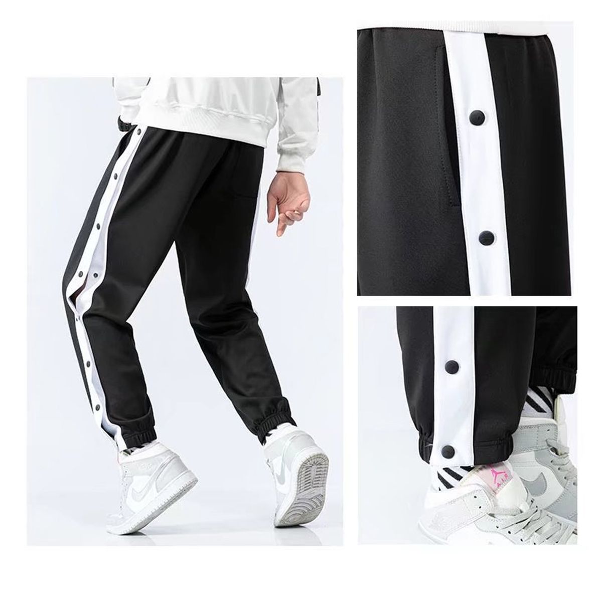 42AROZINA - Pantalones de baloncesto para hombre pantalones de chándal sueltos