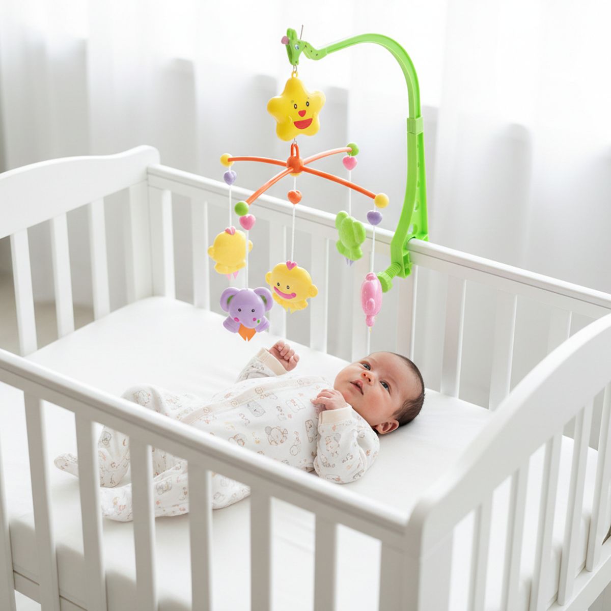 GENERICO - Móvil Cuna Musical a Cuerdas Para Bebé