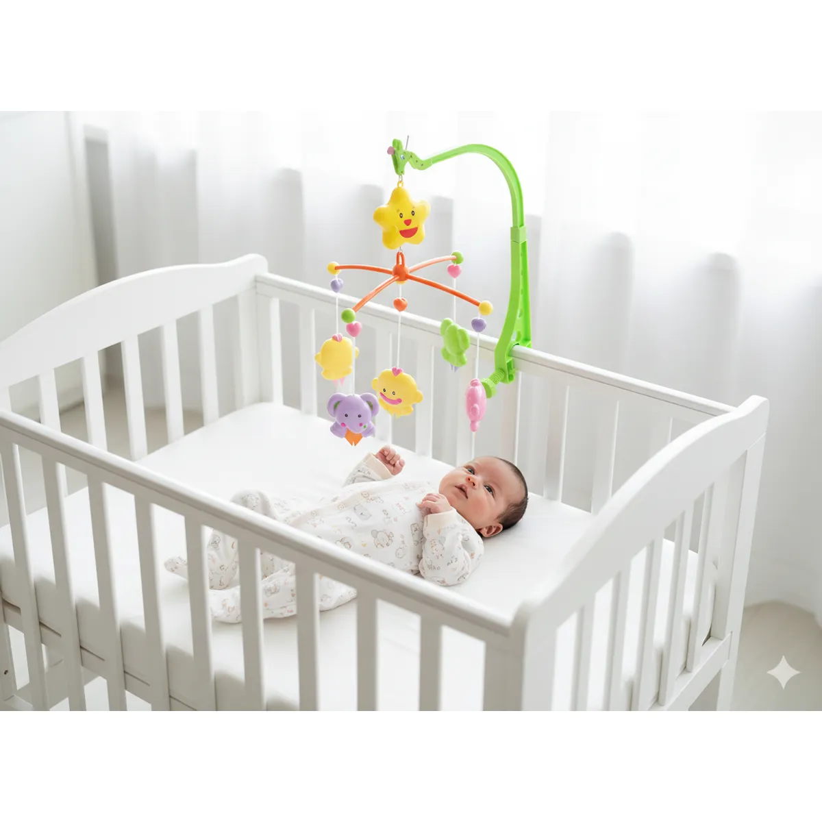 GENERICO - Móvil Cuna Musical a Cuerdas Para Bebé