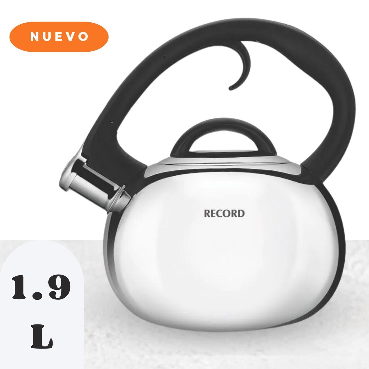 RECORD - Tetera Letizia Acero Inoxidable 1.9L