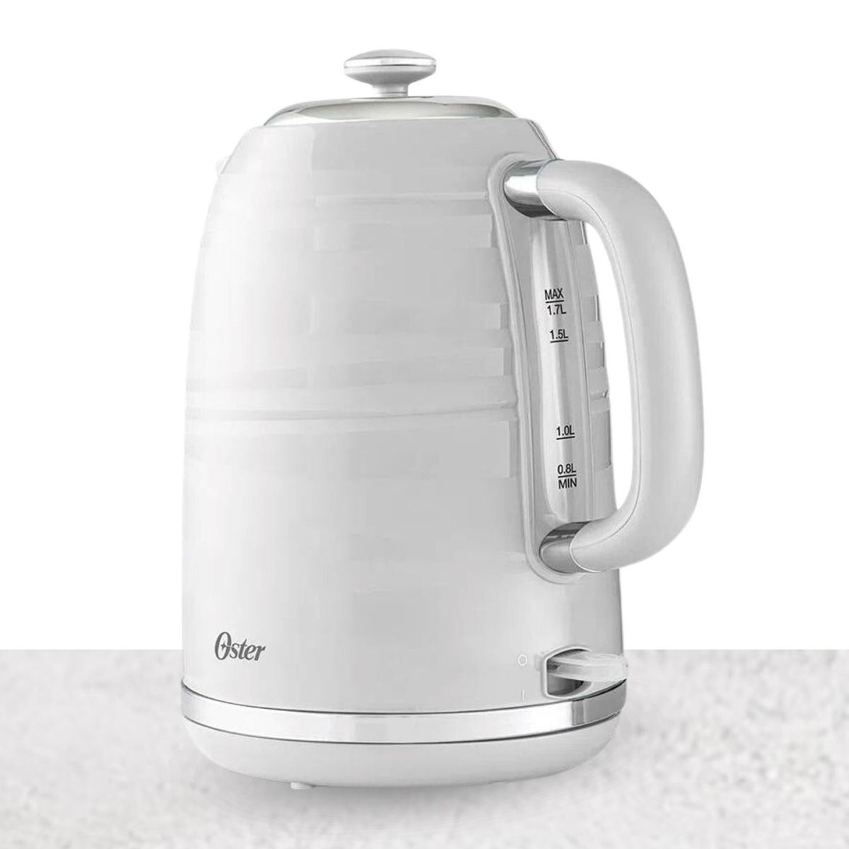 OSTER - Hervidor eléctrico Oster® blanco 1.7 L