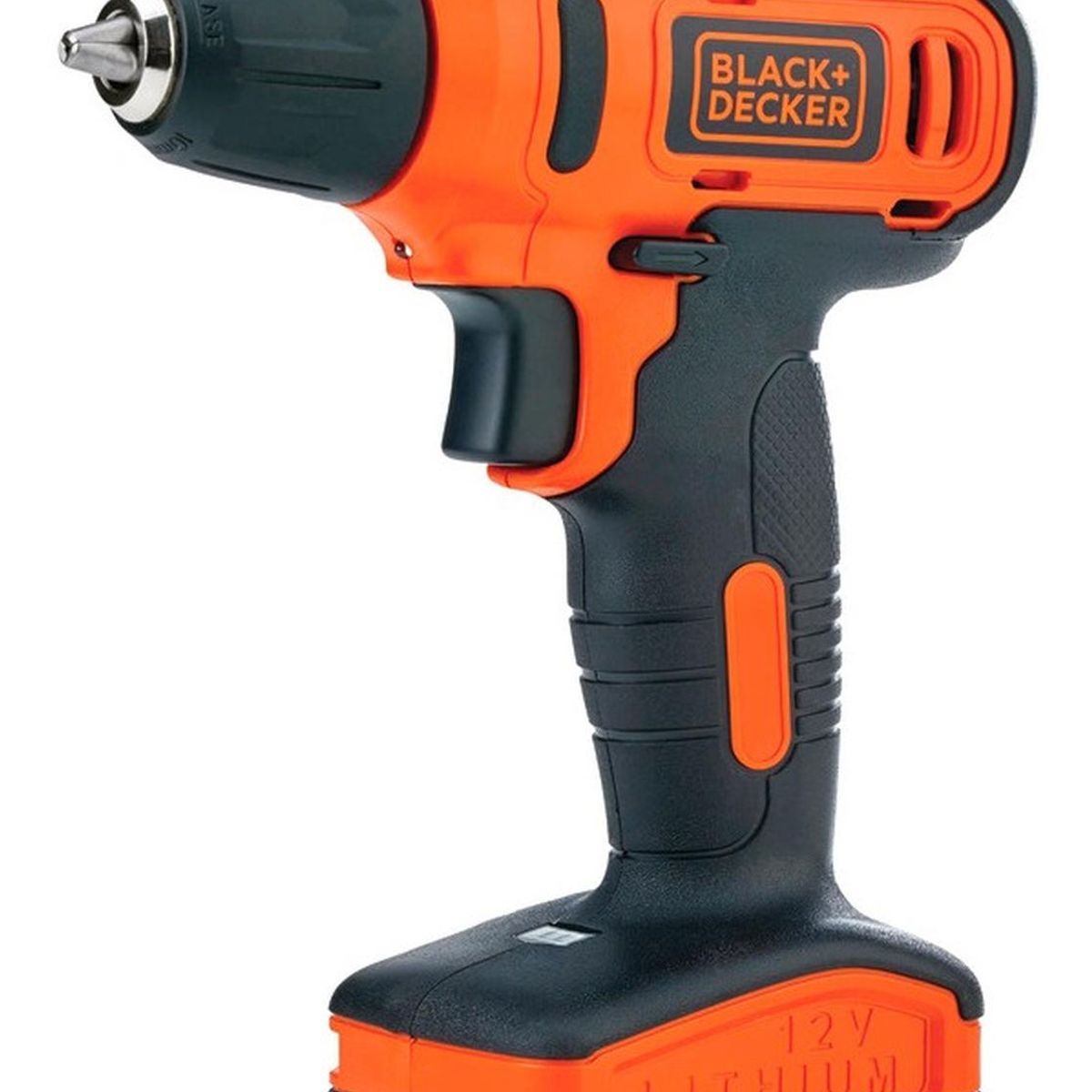 BLACK+DECKER - Taladro Atornillador Black & Decker LD12S 12v Led + 12 Acc