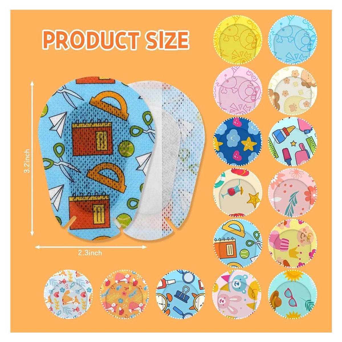 GENERICO - 30 Parches Oculares Para Niño/a Ojo Perezoso Ambliopía C/Unisex