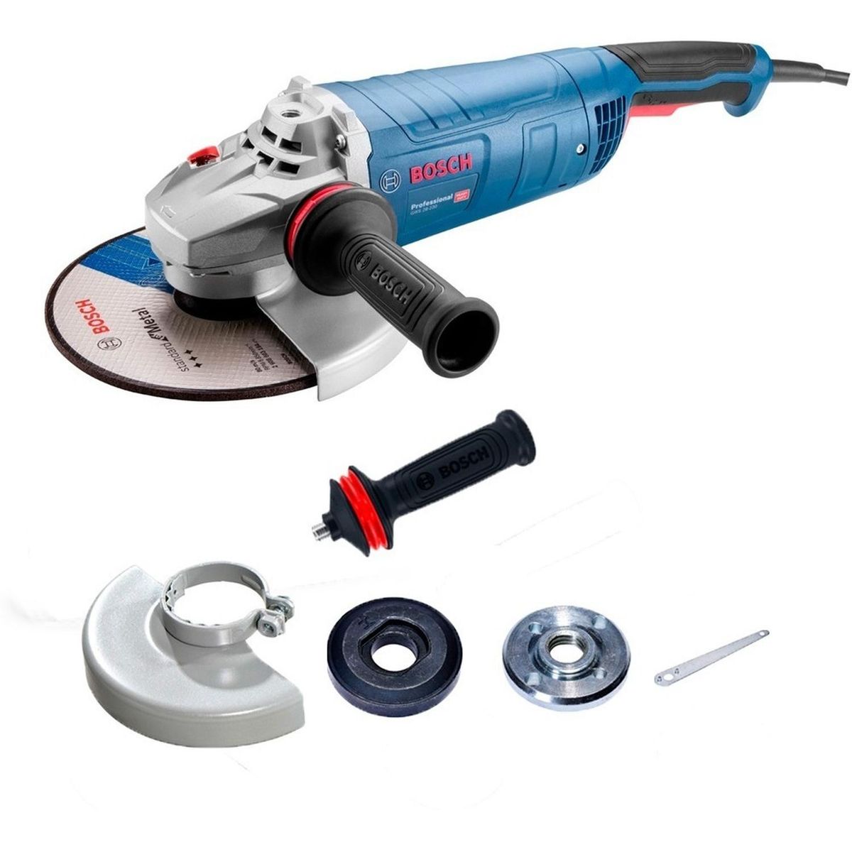 BOSCH - Esmeril Amoladora  9" 2800W Bosch GWS 28-230 Hombre Muerto