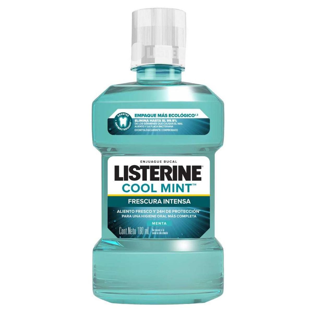 LISTERINE - Enjuague Bucal Listerine Cool Mint Menta 180ml