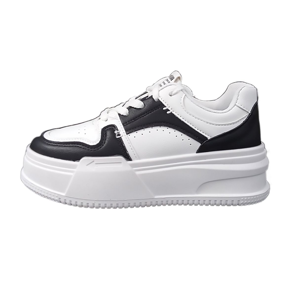 GENERICO - Zapatillas de deporte blancas gruesas con plataforma para mujer