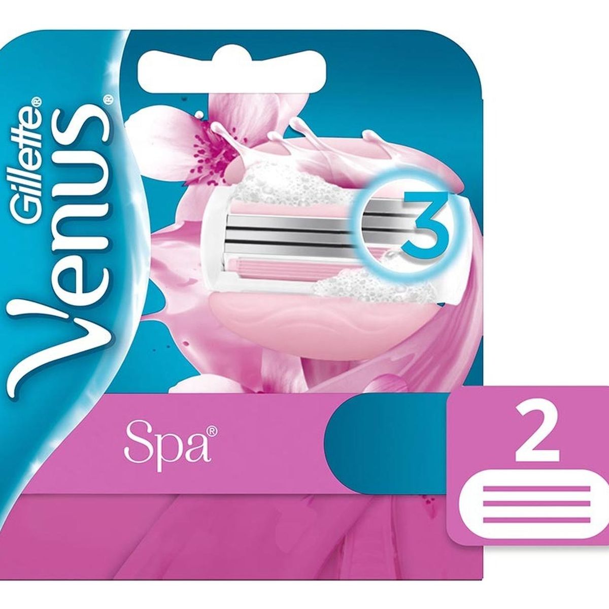 GILLETTE - Cartuchos para Afeitar Gillette Venus Spa 2 unidades