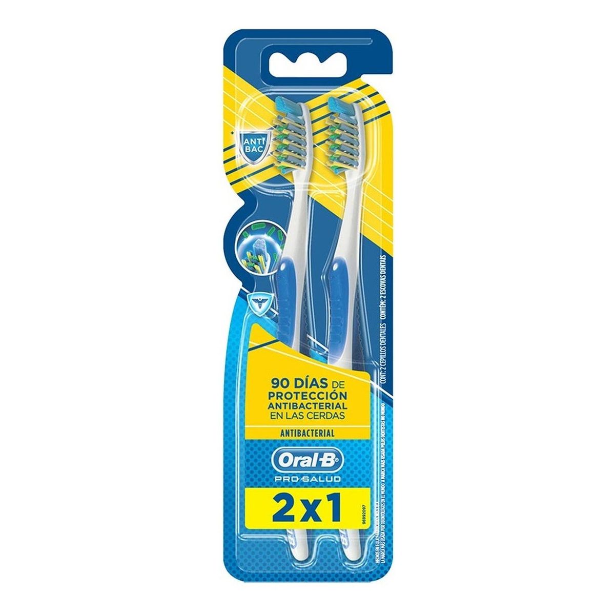 ORAL B - Oral B Cepillo Dental Pro Salud Antibacterial 2 unidades
