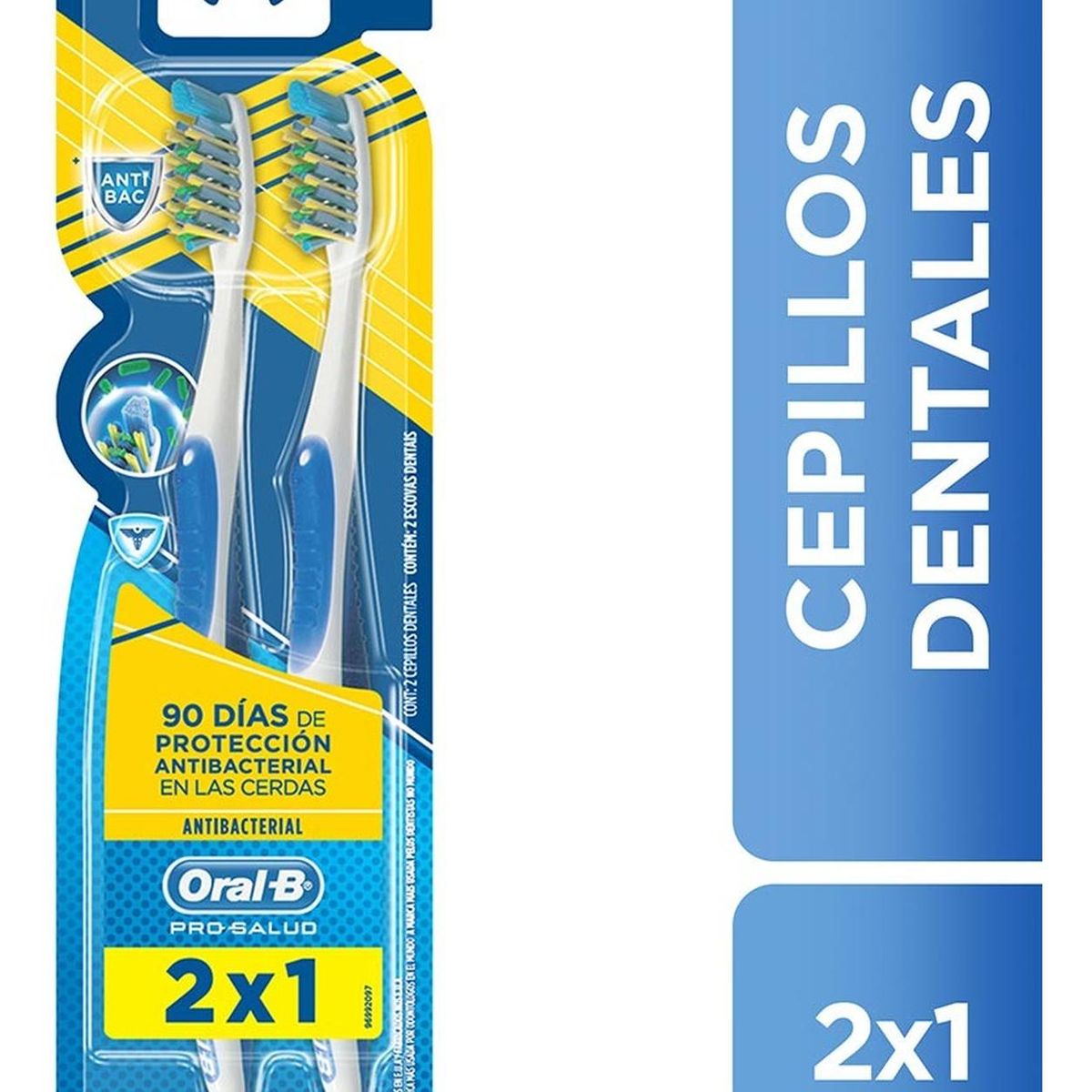 ORAL B - Oral B Cepillo Dental Pro Salud Antibacterial 2 unidades