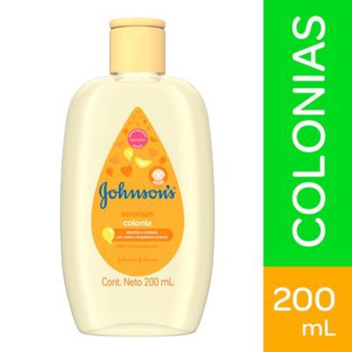 JOHNSONS - Colonias para Bebés Johnsons Libre de Parabenos 200ml