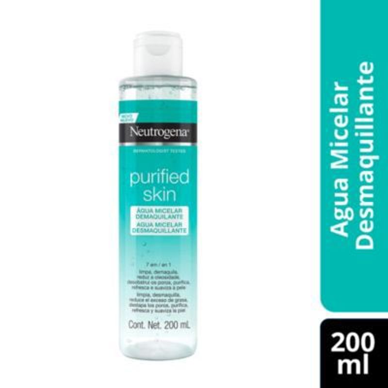 NEUTROGENA - Agua Micelar Desmaquillante Neutrogena Purified Skin 200ml