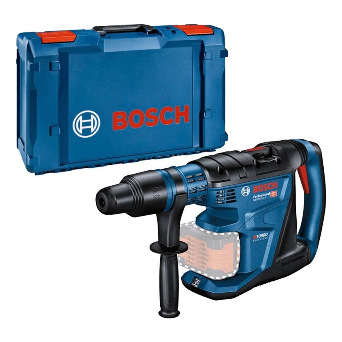 BOSCH - Rotomartillo Bosch GBH 18V-40 C Profesional 18V SDS-Max 9J Brushless