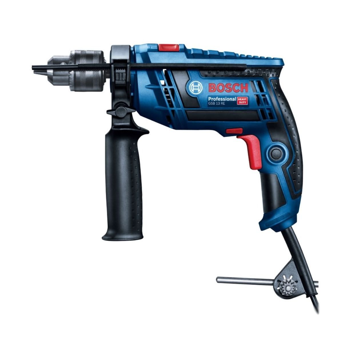 BOSCH - Taladro Percutor Bosch GSB 13 RE  1/2" 750W + Set 23 Piezas