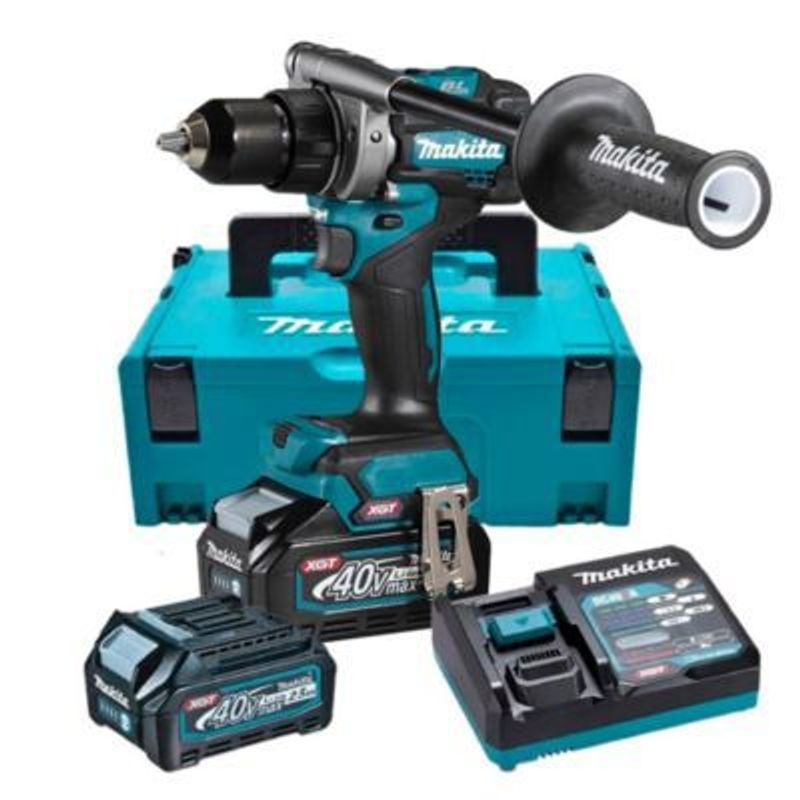 MAKITA - Taladro Atornillador XGT 40V Max  140-68nm BL XPT  2x4.0Ah