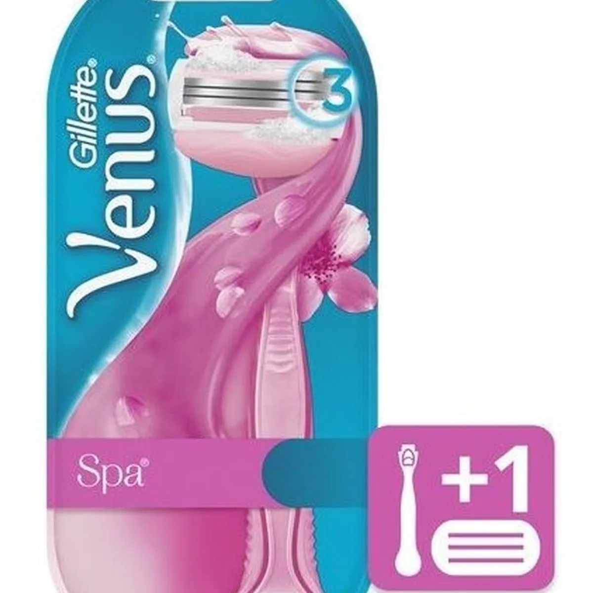 GILLETTE - Máquina para Afeitar Gillette Venus Spa Recargable 1 unidad
