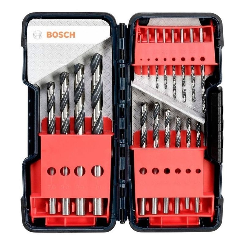 BOSCH - Bosch Juego de Brocas HSS PointTeQ 18 pz Metal