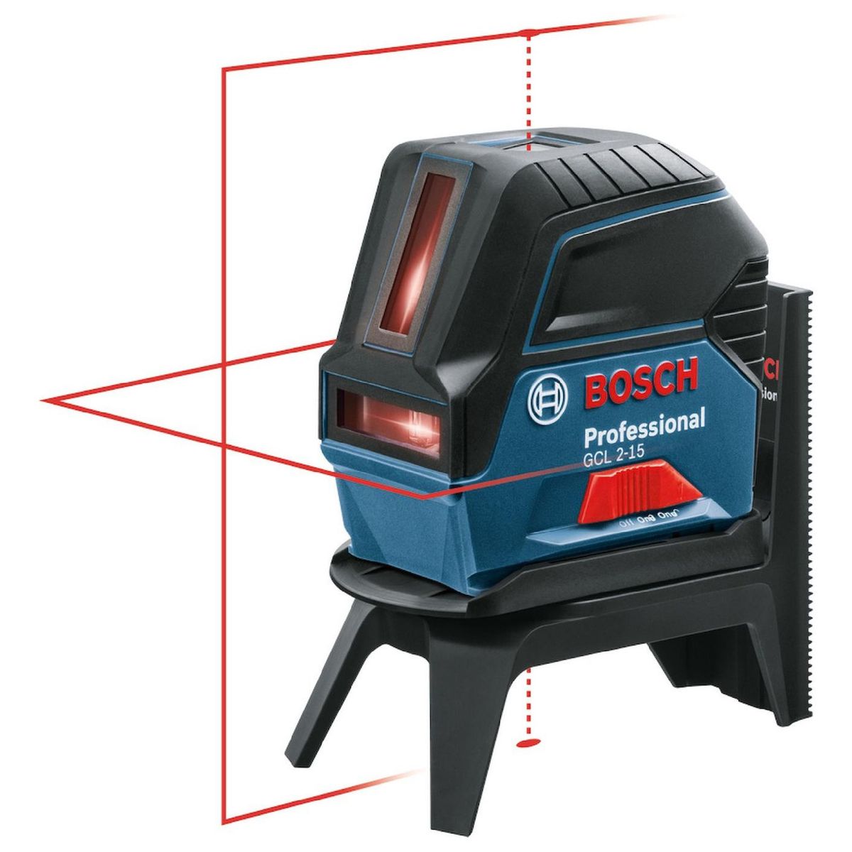 BOSCH - Nivel Láser Combinado Bosch GCL 2-15 Rojo Autonivelante Profesional