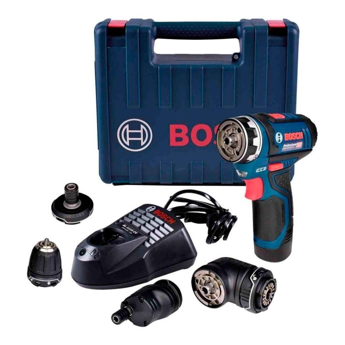 BOSCH - Atornillador Bosch FlexiClick GSR 12V-15 FC 5 en 1 Profesional