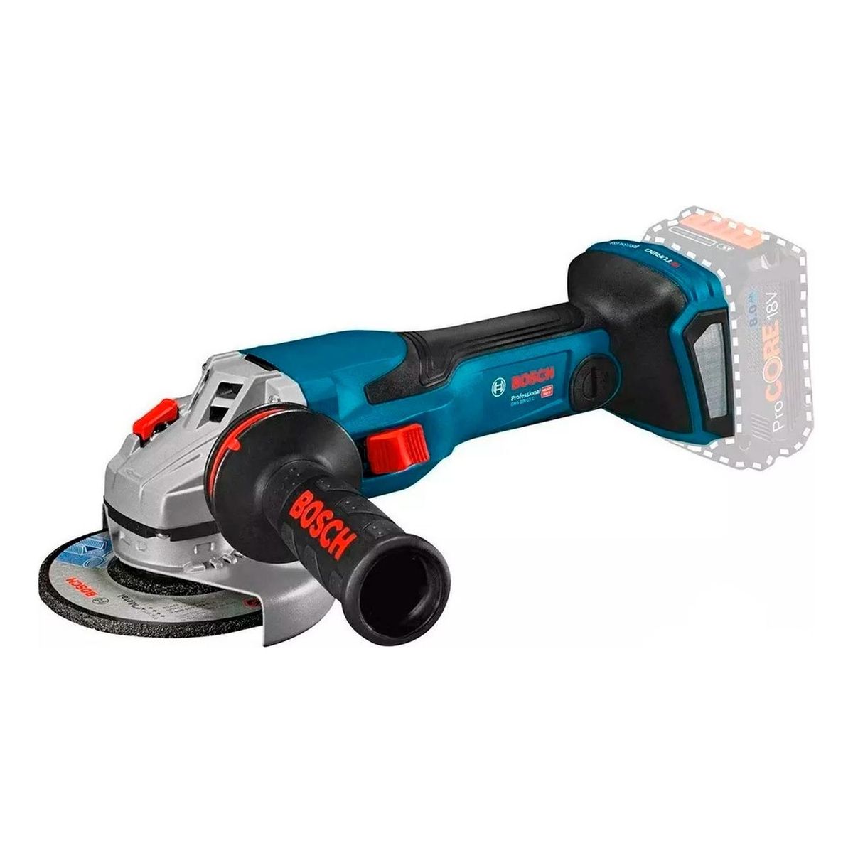 BOSCH - Amoladora Brushless Biturbo Bosch GWS 18V-15 C Sin Bateria