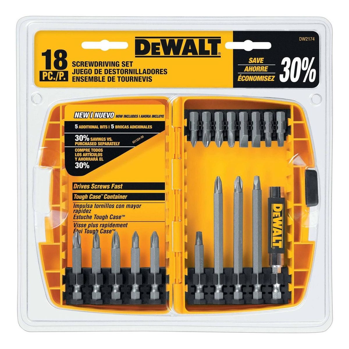 DEWALT - Dewalt Set De 18 Puntas Para Atornillar