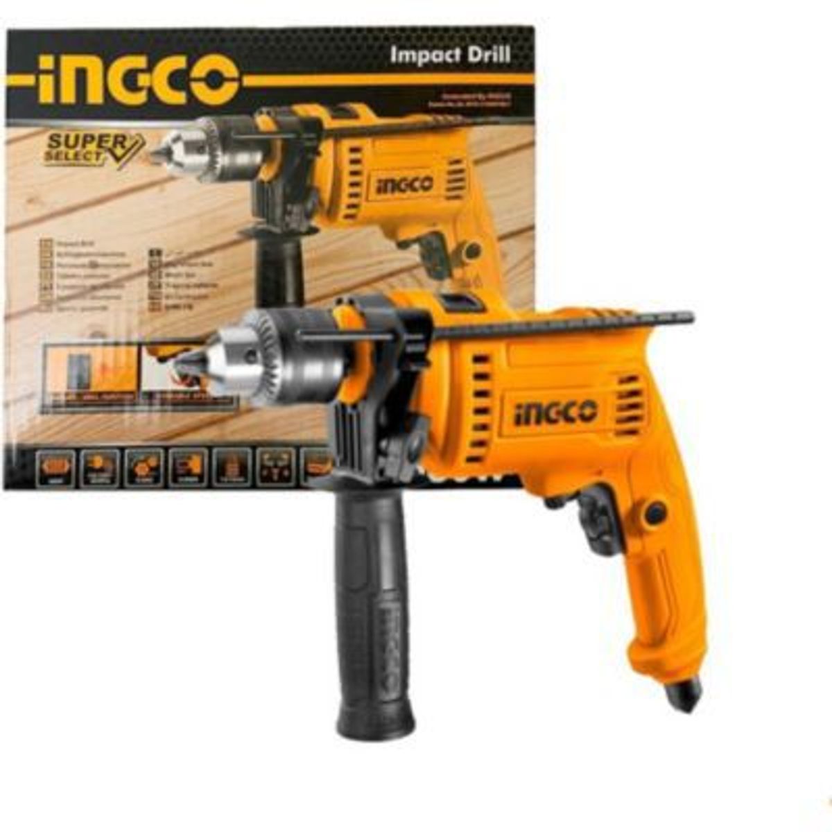 INGCO TOOLS - Taladro Percutor INGCO 6800W  1/2” ID6808 VVR Reversible